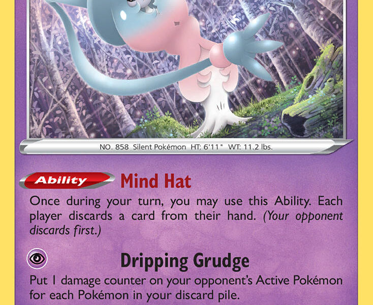 Hatterene Pokemon Kaart