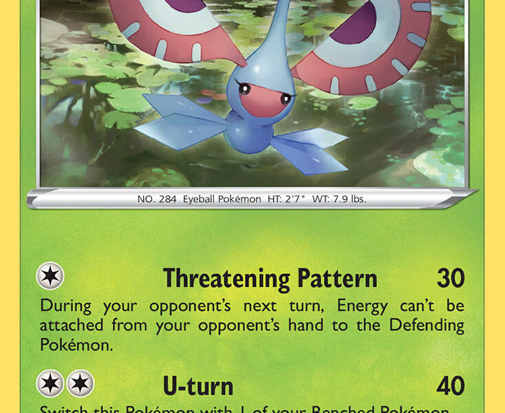 Masquerain Pokemon Kaart