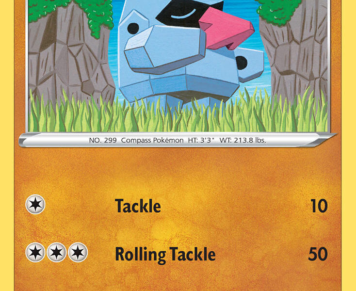 Nosepass Pokemon Kaart