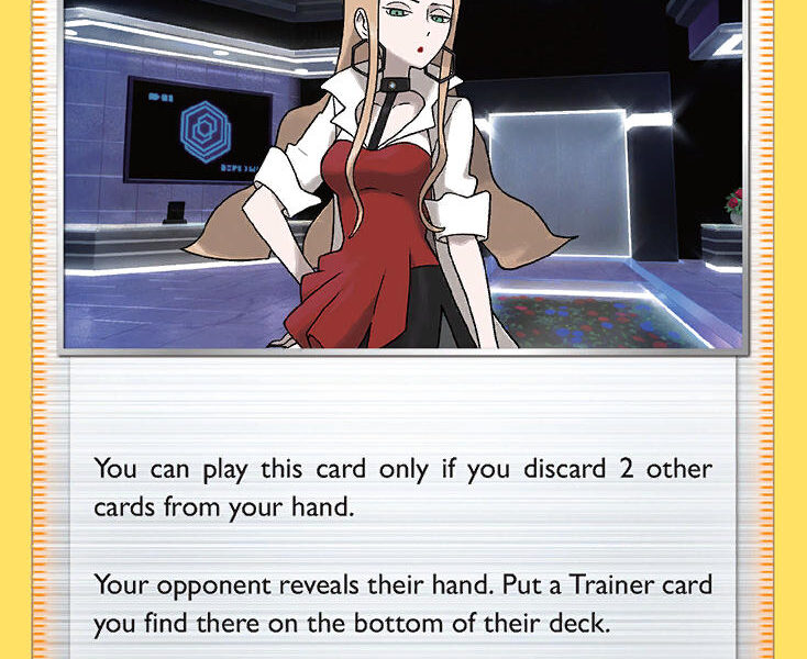 Oleana Pokemon Kaart