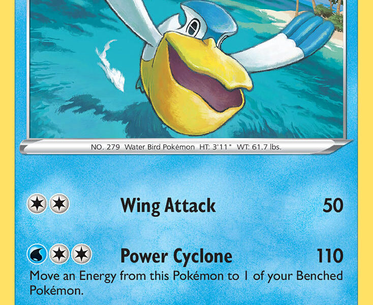 Pelipper Pokemon Kaart