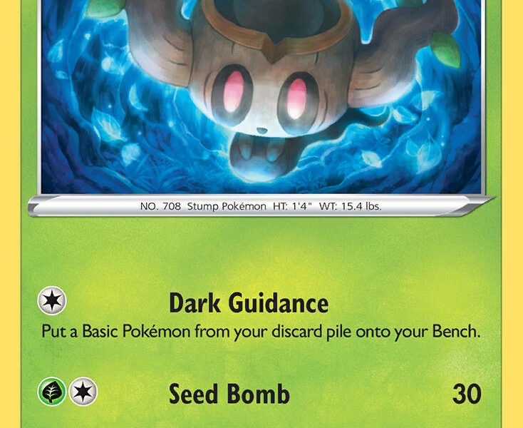 Phantump Pokemon Kaart