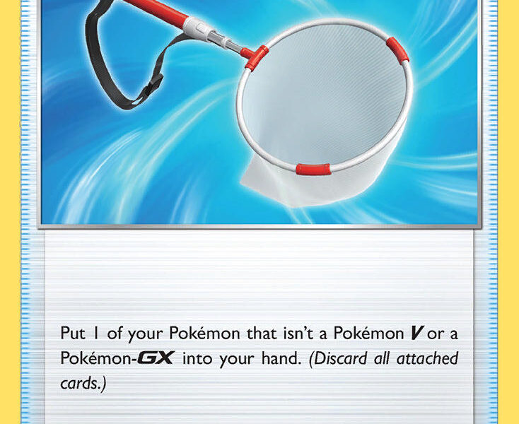 Scoop Up Net Pokemon Kaart