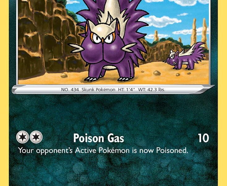 Stunky Pokemon Kaart
