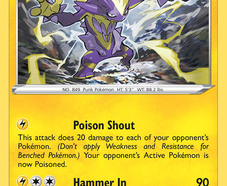 Toxtricity Pokemon Kaart