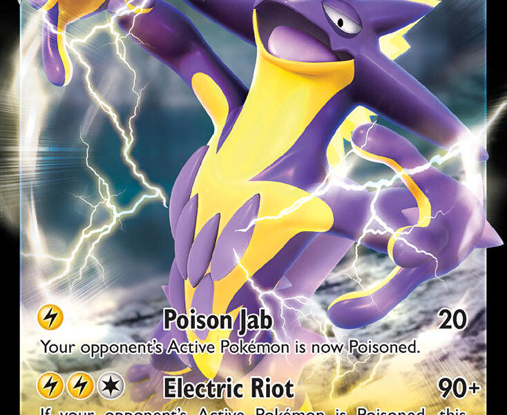 Toxtricity V Pokemon Kaart