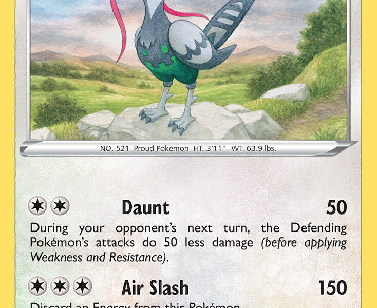 Unfezant Pokemon Kaart