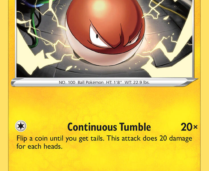 Voltorb Pokemon Kaart