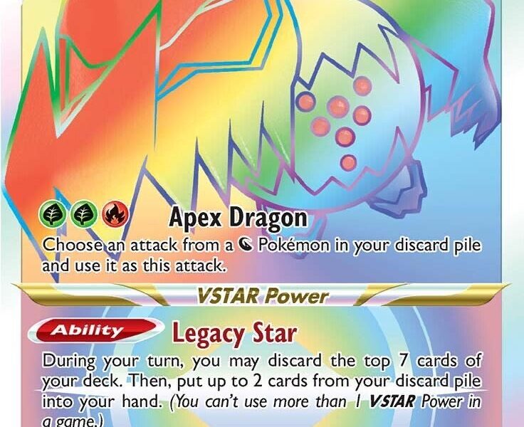 Regidrago VSTAR (Secret) Pokemon Kaart