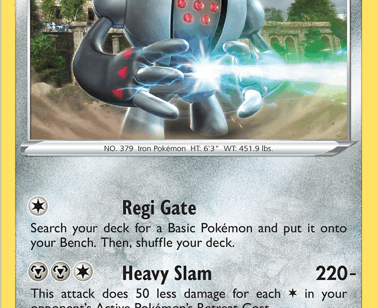 Registeel Pokemon Kaart
