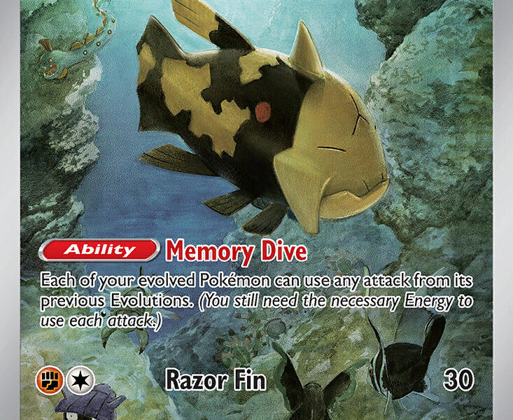 Relicanth Pokemon Kaart