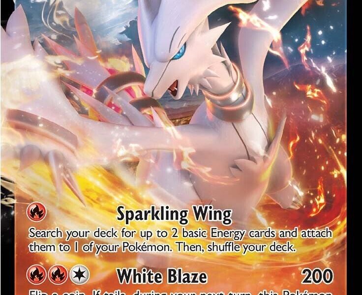 Reshiram V Pokemon Kaart