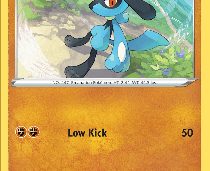 Riolu Pokemon Kaart
