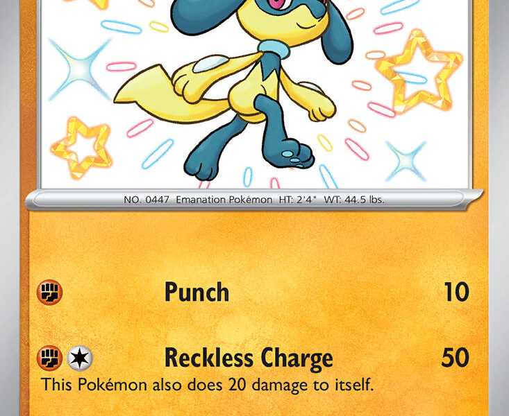 Riolu Pokemon Kaart