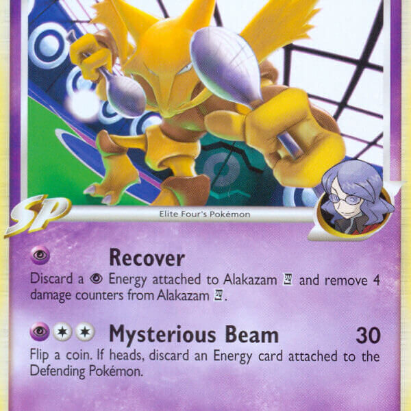 Alakazam E4 Pokemon Kaart