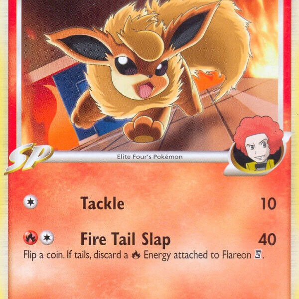 Flareon E4 Pokemon Kaart