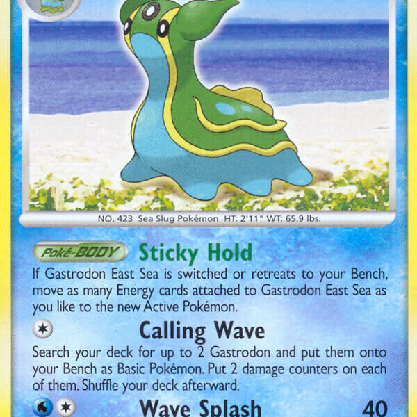 Gastrodon East Sea Pokemon Kaart