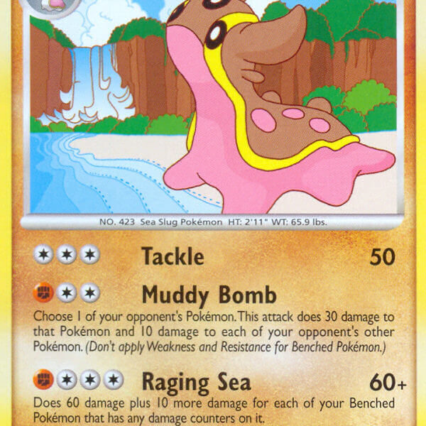 Gastrodon West Sea Pokemon Kaart