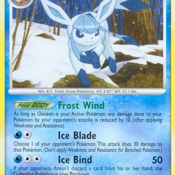 Glaceon Pokemon Kaart