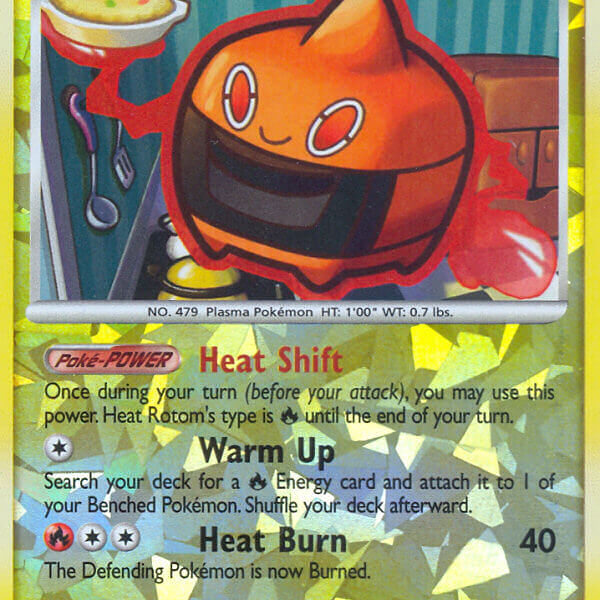 Heat Rotom Pokemon Kaart