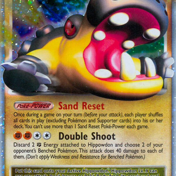 Hippowdon LV.X Pokemon Kaart