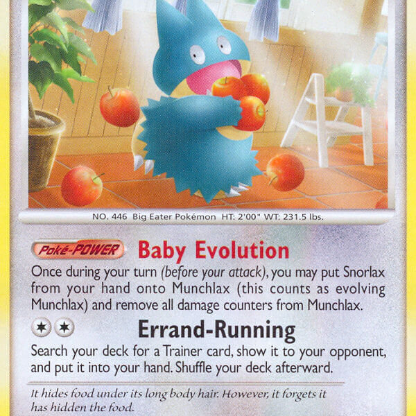 Munchlax Pokemon Kaart