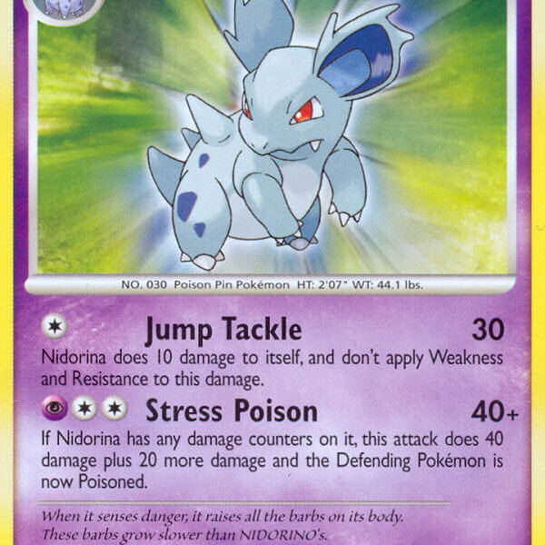 Nidorina Pokemon Kaart