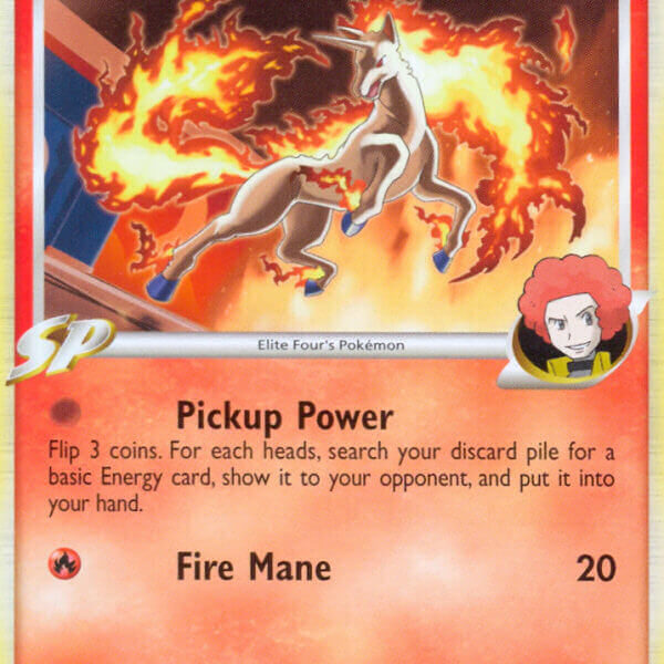 Rapidash E4 Pokemon Kaart