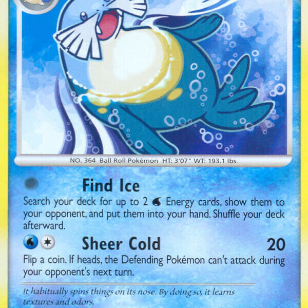 Sealeo Pokemon Kaart