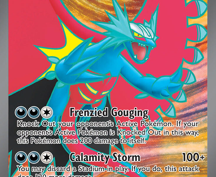 Roaring Moon ex Pokemon Kaart