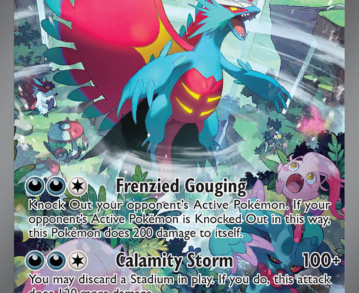Roaring Moon ex Pokemon Kaart