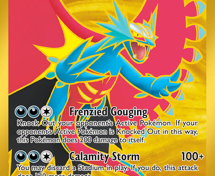 Roaring Moon ex Pokemon Kaart
