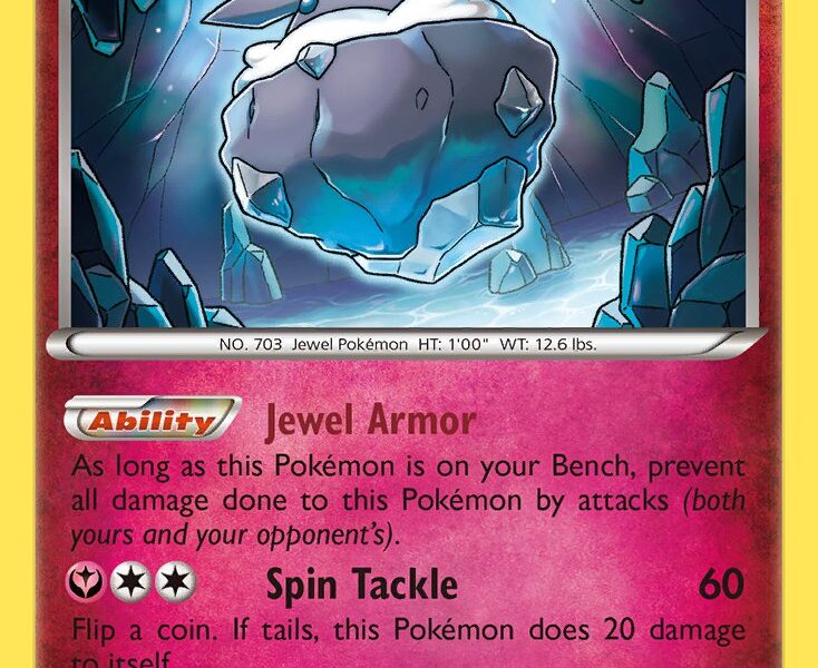 Carbink Pokemon Kaart