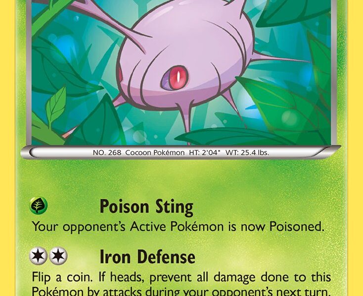 Cascoon Pokemon Kaart