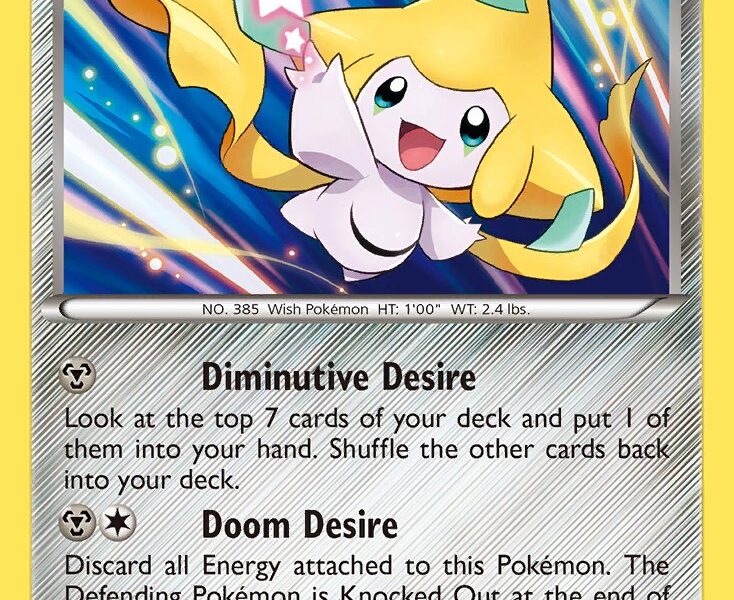 Jirachi Pokemon Kaart