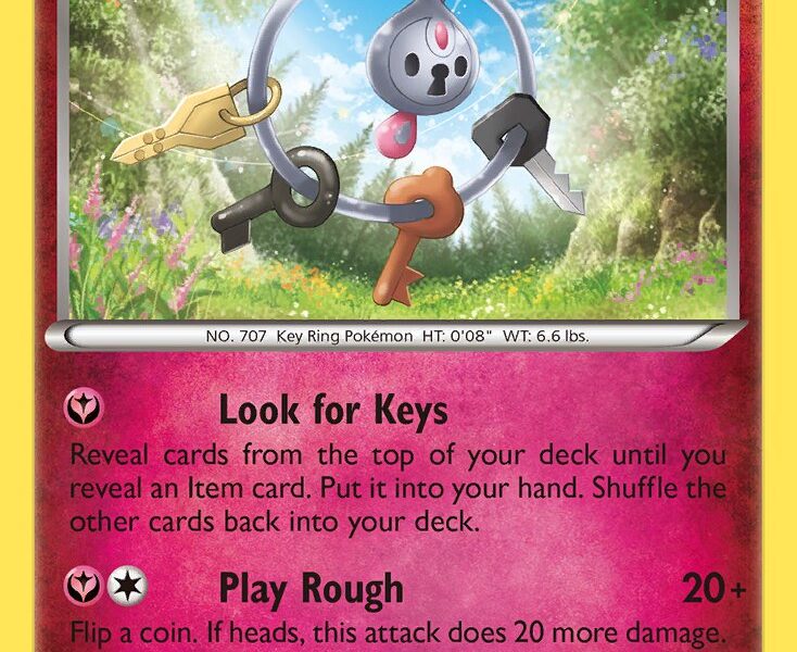 Klefki Pokemon Kaart