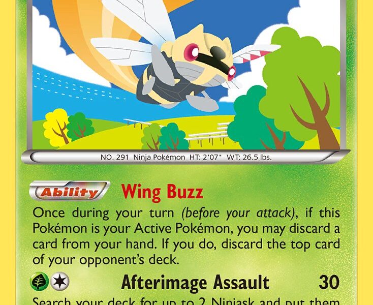Ninjask Pokemon Kaart