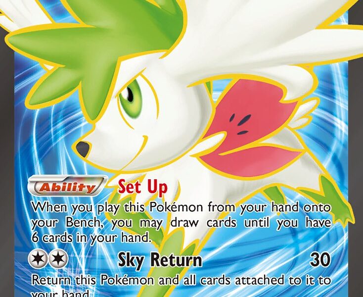 Shaymin-EX Pokemon Kaart