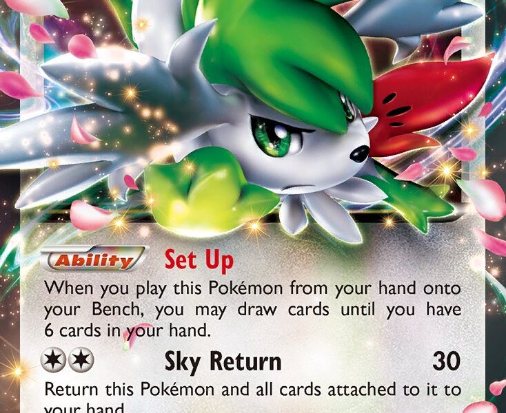 Shaymin-EX Pokemon Kaart