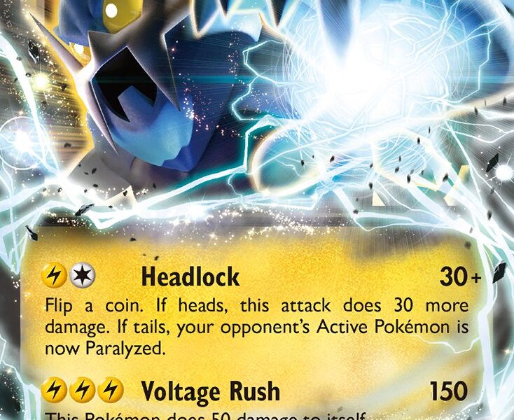 Thundurus-EX Pokemon Kaart