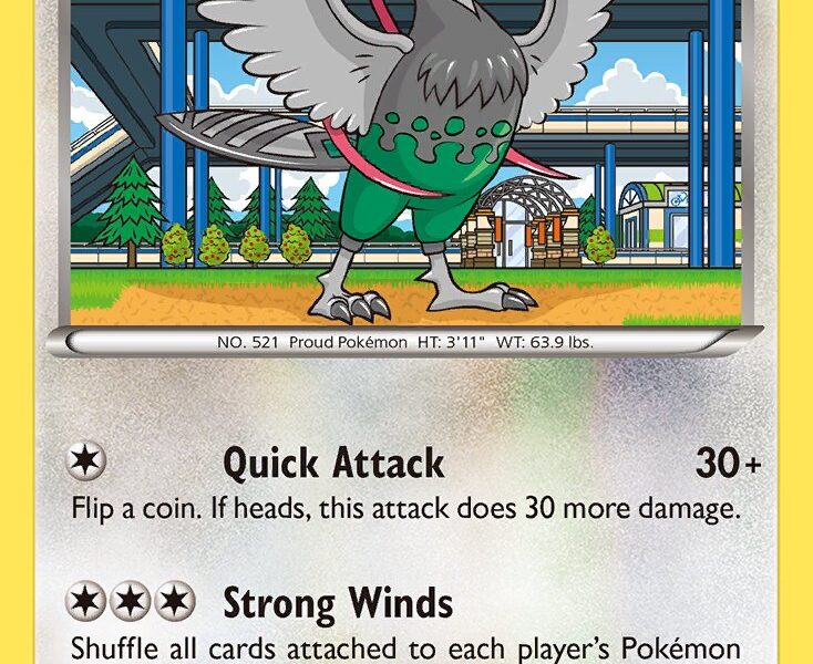 Unfezant Pokemon Kaart