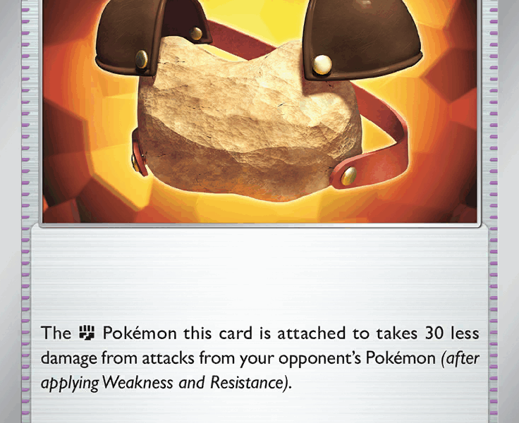 Rock Chestplate Pokemon Kaart