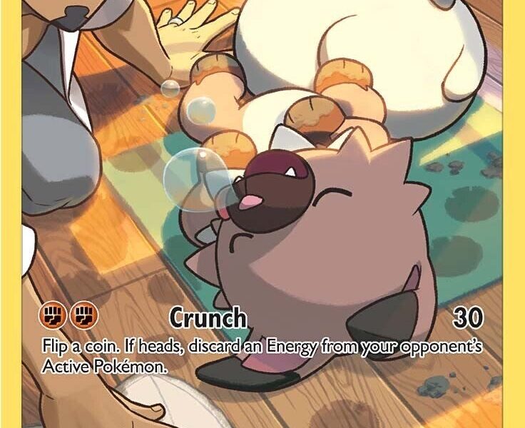 Rockruff Pokemon Kaart