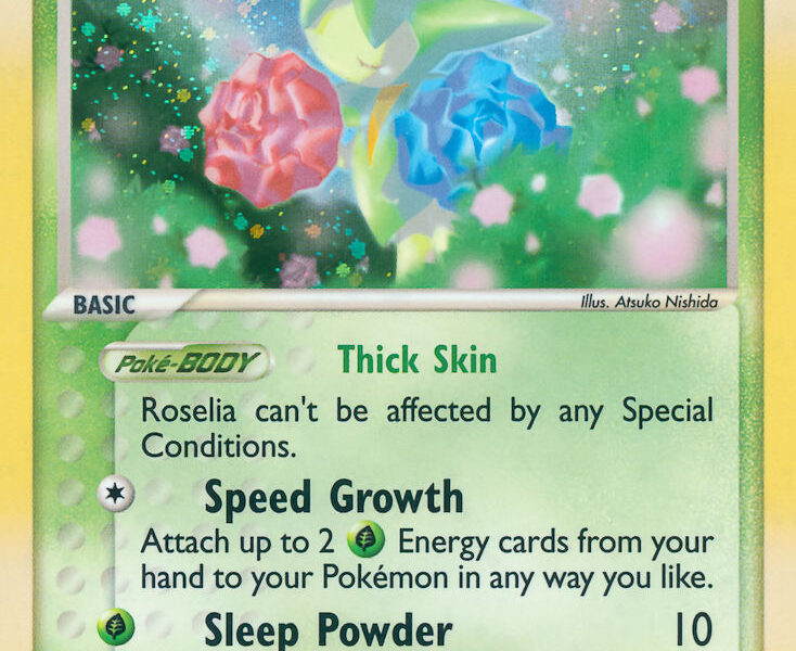 Roselia Pokemon Kaart