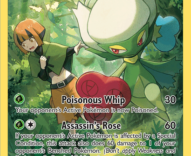 Roserade Pokemon Kaart