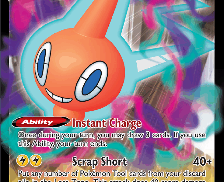Rotom V Pokemon Kaart
