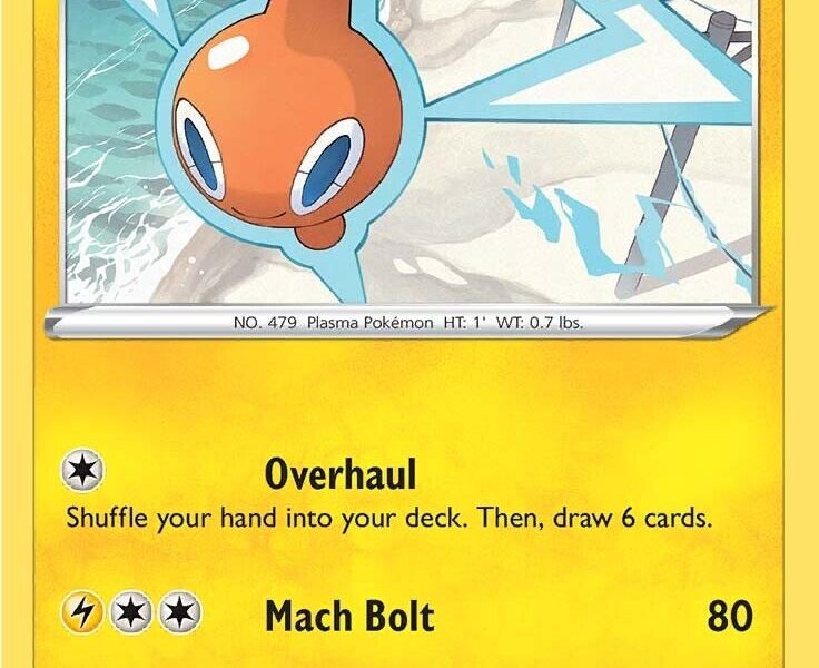 Rotom Pokemon Kaart