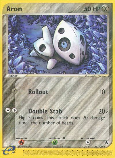 Aron Pokemon Kaart