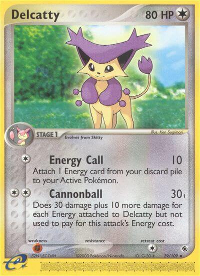 Delcatty Pokemon Kaart