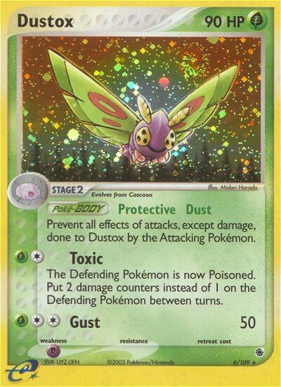 Dustox Pokemon Kaart